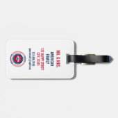 Idaho Staat Personalisierte Gepäckmarke Gepäckanhänger (Rückseite horizontal)