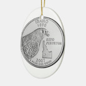 Idaho Staat Quarter Keramikornament (Links)