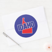 Idaho Staat Runder Aufkleber (Umschlag)