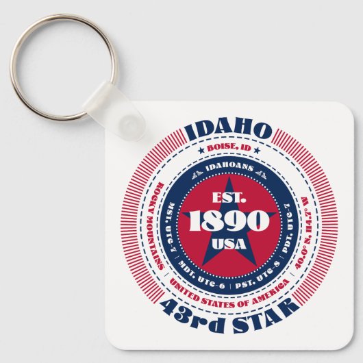 Idaho Staat Schlüsselanhänger (Vorderseite)