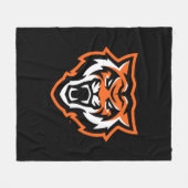 Idaho Staat University Bengals Spirit Design Fleecedecke (Vorderseite (Horizontal))