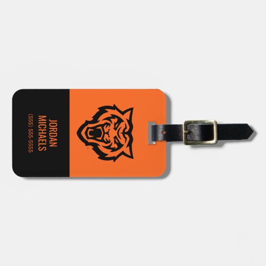 Idaho Staat University Bengals Spirit Design Gepäckanhänger (Vorderseite horizontal)