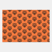 Idaho Staat University Bengals Spirit Design Geschenkpapier Set (Vorderseite)