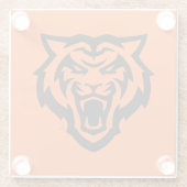 Idaho Staat University Bengals Spirit Design Glasuntersetzer (Rückseite)