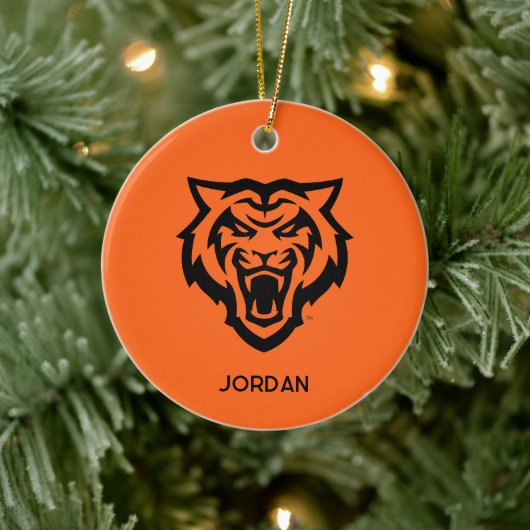Idaho Staat University Bengals Spirit Design Keramik Ornament (Baum)