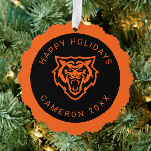 Idaho Staat University Bengals Spirit Design Ornament Karte