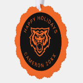 Idaho Staat University Bengals Spirit Design Ornament Karte (Links)