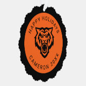 Idaho Staat University Bengals Spirit Design Ornament Karte (Rechts)