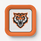 Idaho Staat University Bengals Spirit Design Pappteller (Vorderseite)
