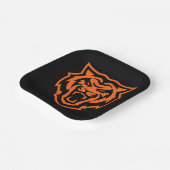 Idaho Staat University Bengals Spirit Design Pappteller (Gewinkelt)