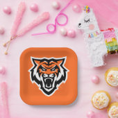 Idaho Staat University Bengals Spirit Design Pappteller (Party)