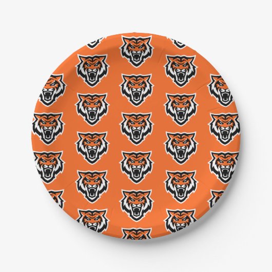 Idaho Staat University Bengals Spirit Design Pappteller (Vorderseite)