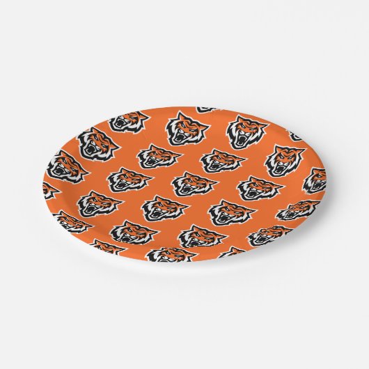 Idaho Staat University Bengals Spirit Design Pappteller (Schrägansicht)