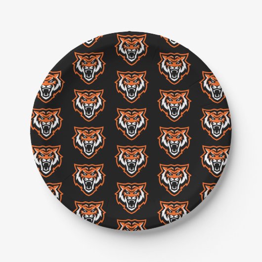 Idaho Staat University Bengals Spirit Design Pappteller (Vorderseite)