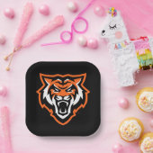 Idaho Staat University Bengals Spirit Design Pappteller (Party)