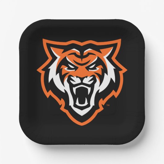 Idaho Staat University Bengals Spirit Design Pappteller (Vorderseite)