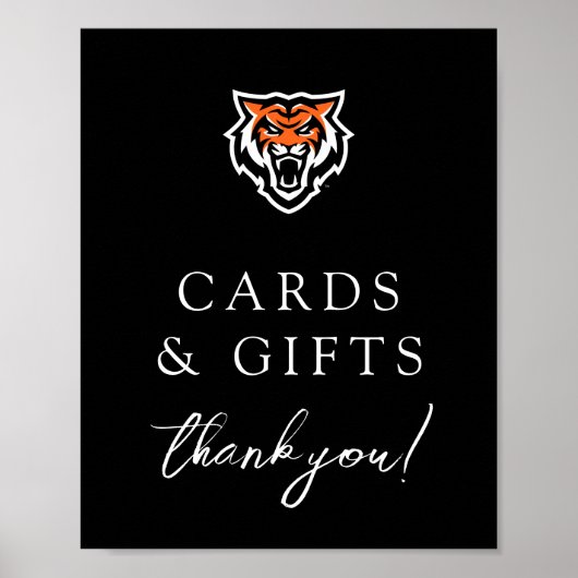 Idaho Staat University Bengals Spirit Design Poster (Vorne)