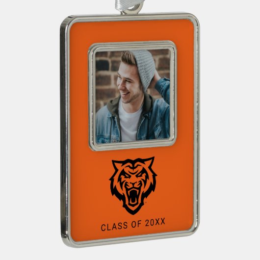 Idaho Staat University Bengals Spirit Design Rahmen-Ornament Silber (Rechts)