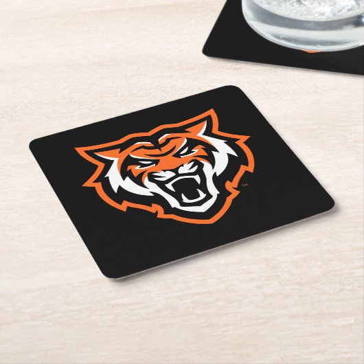 Idaho Staat University Bengals Spirit Design Rechteckiger Pappuntersetzer (angewinkelt)
