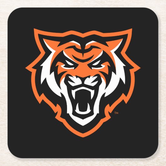 Idaho Staat University Bengals Spirit Design Rechteckiger Pappuntersetzer (Vorderseite)