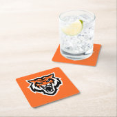 Idaho Staat University Bengals Spirit Design Rechteckiger Pappuntersetzer (Vor Ort)