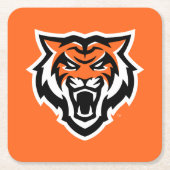 Idaho Staat University Bengals Spirit Design Rechteckiger Pappuntersetzer (Vorderseite)