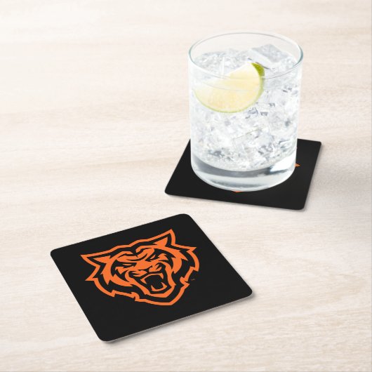 Idaho Staat University Bengals Spirit Design Rechteckiger Pappuntersetzer (Vor Ort)
