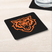 Idaho Staat University Bengals Spirit Design Rechteckiger Pappuntersetzer (angewinkelt)