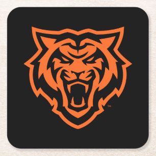 Idaho Staat University Bengals Spirit Design Rechteckiger Pappuntersetzer