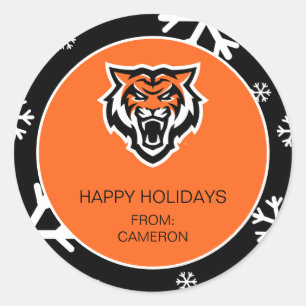 Idaho Staat University Bengals Spirit Design Runder Aufkleber