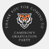 Idaho Staat University Bengals Spirit Design Runder Aufkleber (Vorderseite)