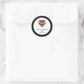 Idaho Staat University Bengals Spirit Design Runder Aufkleber (Tasche)