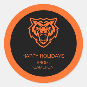 Idaho Staat University Bengals Spirit Design Runder Aufkleber