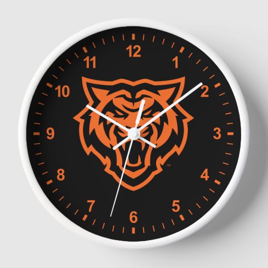 Idaho Staat University Bengals Spirit Design Uhr (Vorderseite)