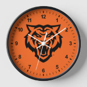 Idaho Staat University Bengals Spirit Design Uhr (Vorderseite)
