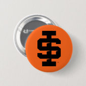 Idaho Staat University Bold Bengals Logo Button (Vorne & Hinten)