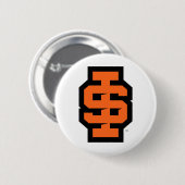 Idaho Staat University Bold Bengals Logo Button (Vorne & Hinten)