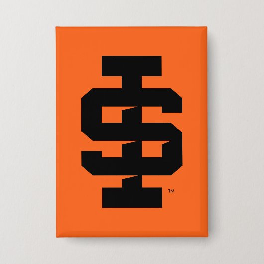 Idaho Staat University Bold Bengals Logo Button (Vorderseite)