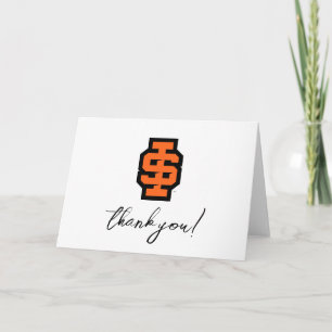 Idaho Staat University Bold Bengals Logo Dankeskarte