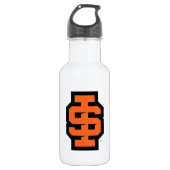 Idaho Staat University Bold Bengals Logo Edelstahlflasche (Vorderseite)
