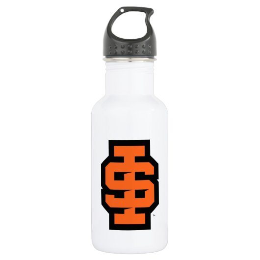 Idaho Staat University Bold Bengals Logo Edelstahlflasche (Vorderseite)