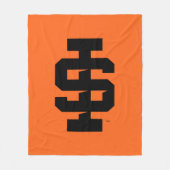 Idaho Staat University Bold Bengals Logo Fleecedecke (Vorderseite)