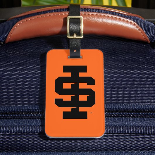 Idaho Staat University Bold Bengals Logo Gepäckanhänger (Vorderseite Insitu 2)