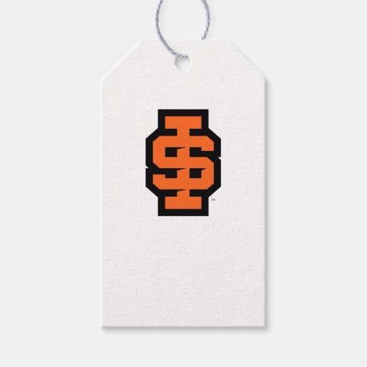 Idaho Staat University Bold Bengals Logo Geschenkanhänger (Vorderseite)