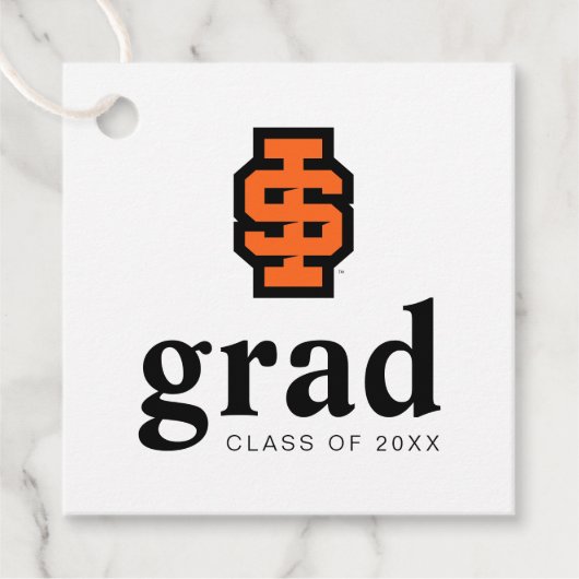 Idaho Staat University Bold Bengals Logo Geschenkanhänger (Vorderseite)