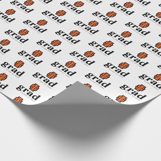 Idaho Staat University Bold Bengals Logo Geschenkpapier (Ecke)