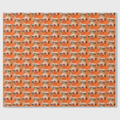Idaho Staat University Bold Bengals Logo Geschenkpapier (Flach)