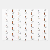 Idaho Staat University Bold Bengals Logo Geschenkpapier Set (Vorderseite 2)