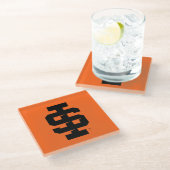 Idaho Staat University Bold Bengals Logo Glasuntersetzer (Schrägansicht)
