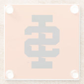 Idaho Staat University Bold Bengals Logo Glasuntersetzer (Rückseite)